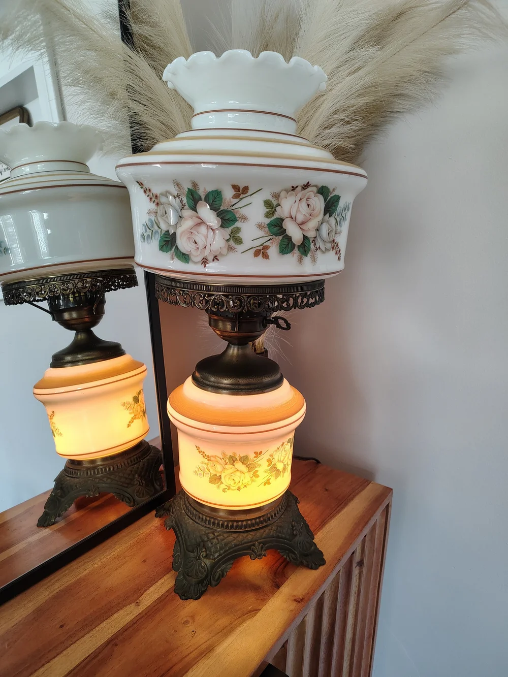vintage milk glass 